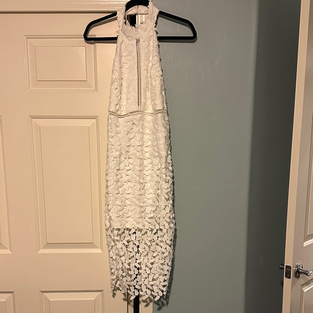 Bardot Ivory Midi Dress